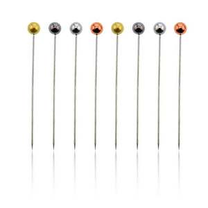 Vente en gros Nouveaux épingles à tête de perle de 38 mm, épingles de couture pour vêtements, accessoires de couture, épingles droites - Product Image 2