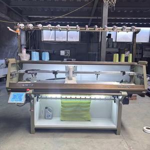 Col de <span class=keywords><strong>t</strong></span>-shirt professionnel POLO faisant la machine machine à tricoter plate informatisée tricot plat complet Jacquard - Product Image 1