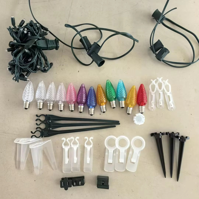 One Pack As Samples 2026 SMD LED Bulbs 5MM String Light C7 C9 Spool Lights