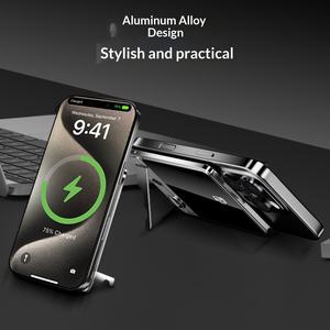 Caricabatterie Wireless Magnetico Ultra-<span class=keywords><strong>Sottile</strong></span> con Ricarica Rapida, Supporto Nascosto, Cordino in Lega, Batteria Esterna da 20W per Cellulare - Product Image 4