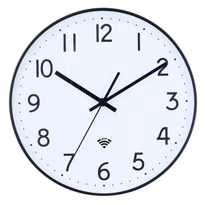 Auto Set Wall <b>Clock</b> Plastic Quartz Design for Living Room Single Face Needle Display - Product Image 1