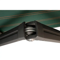 Ty pare-soleil extérieur auvent latéral rétractable automatique/auvent roulant en aluminium auvent de porte Auvent
