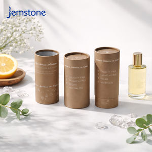 Conteneurs cylindriques en carton kraft imprimés sur mesure pour le stockage de parfums, cosmétiques, huiles essentielles, mascara, emballage en tube de papier - Product Image 3