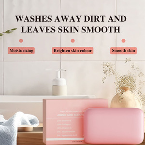 Savon pour le visage 5 en 1 à base d'huile essentielle naturelle à base de plantes, éclaircissant, exfoliant, blanchissant, anti-acné, marque privée - Product Image 3