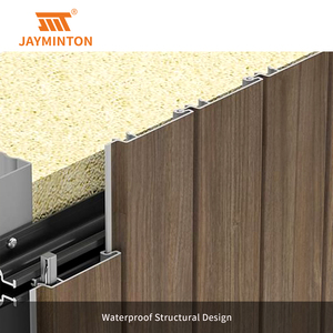 Tùy chỉnh khu dân cư sơn tĩnh điện woodgrain tường bên ngoài ốp kiến trúc nhôm soffit Trần Bảng điều khiển - Product Image 5