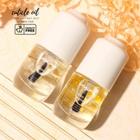 Minyak Kutikula SAGALAGA 15ml dengan Bunga Kering di Dalamnya, Minyak Perawatan Tepi Kuku untuk Studio Nail Art, Pasokan Grosir