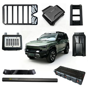 Cestas portaequipajes de aluminio para techo de coche, escalera lateral, caja lateral, tienda lateral, caja de techo, serie de carga para M-Hero M817 - Product Image 1