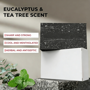 Jabón Natural 4 en 1 de Carbón Vegetal para Hombre, Multiusos: Lavado de Barba, Champú, Jabón Corporal y Jabón para Afeitar con Eucalipto y Árbol de Té - Product Image 4