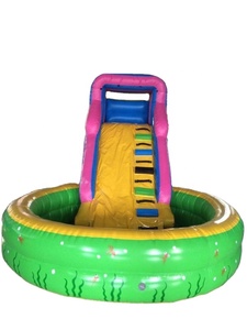 <span class=keywords><strong>Piscina</strong></span> inflable con tobogán pequeño para niños, mini tobogán de agua inflable con <span class=keywords><strong>piscina</strong></span> para <span class=keywords><strong>alquiler</strong></span> de fiesta en el patio de la familia - Product Image 2