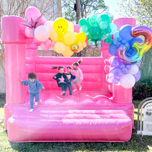 Commercial grade castillo hinchable <b>inflatable</b> bounce <b>house</b> commercial size pink bouncer for kids - Product Image 1