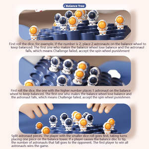 Cân Bằng Không Gian Người Đàn Ông Máy Tính Để Bàn Trò Chơi Phi Hành Gia Cân Bằng Cây Câu Đố Đồ Chơi Nhựa Tương Tác Chơi Cho Unisex lứa tuổi 3-14 Hộ Gia Đình - Product Image 4
