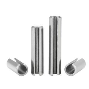 Goupille cylindrique à tête plate en acier inoxydable 304 avec trou, goupille de positionnement droite, goupille de blocage en acier - Product Image 6