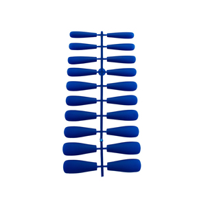 24 faux ongles press-on mats de qualité supérieure, design <span class=keywords><strong>amande</strong></span>, finition givrée, couleurs unies mélangées, lot de bandes vierges pour manucure - Product Image 6