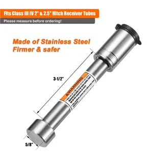 맞춤형 스테인레스 스틸 5/8 "도그 본 트레일러 히치 수신기 잠금 히치 핀 잠금
