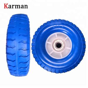 <span class=keywords><strong>Rueda</strong></span> <span class=keywords><strong>inflable</strong></span> sólida de material de goma tipo espuma PU 2,50-4 <span class=keywords><strong>para</strong></span> <span class=keywords><strong>carretilla</strong></span> de mano - Product Image 3