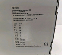 Relé de Protección de Transformadores RET6701MRK004835AB RET670-1MRK004835-AB, Accesorios Industriales