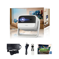 Supplier Proyektor Portabel Grosir Android dengan Remote Suara, Dukungan 1080P, Auto Focus, WiFi, Baterai, Produsen Proyektor Asli