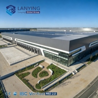 Planta de Fabricación de Estructuras de Acero Prefabricadas, Nave Industrial de Gran Envergadura y Alta Resistencia, Solución Rentable