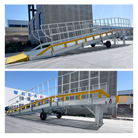 Rampe de chargement hydraulique pour camions, niveleur de quai, capacité de 6 à 20 tonnes, pont d'accès et plateforme pour conteneurs, pour le chargement et le déchargement