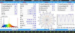 OHSP350 조도 분광계 럭스 색온도 색재현성 지수 측정기 호푸컬러 분광계 - Product Image 6