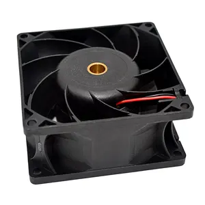 DC 12v 24v 48Volt 3 inç yüksek cfm 8cm fırçasız bilgisayar 8038 dc eksenel fan 8080