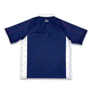 Venta al por mayor original camiseta de fútbol personalizado sublimación diseño calle Retro Polo cuello camiseta de fútbol - Product Image 3