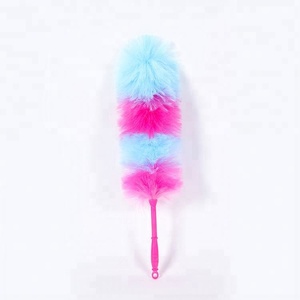 Microfibre <span class=keywords><strong>arc</strong></span>-<span class=keywords><strong>en</strong></span>-<span class=keywords><strong>ciel</strong></span> couleur plume pp époussette <span class=keywords><strong>plumeau</strong></span> - Product Image 2