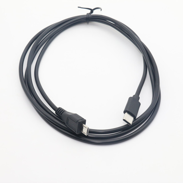 USB 2.0 Type C to Micro Male to Male OTG Data Cable Suitable for Android Phones Charge Each Other