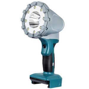 Lampe de travail LED verticale compatible avec les batteries au lithium multi-marques, idéale pour les projecteurs, lampes de poche et éclairages d'extérieur rechargeables. - Product Image 2