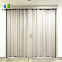 Porte pliante sur mesure en aluminium, cloison accordéon rétractable pour bureau et espace commercial
