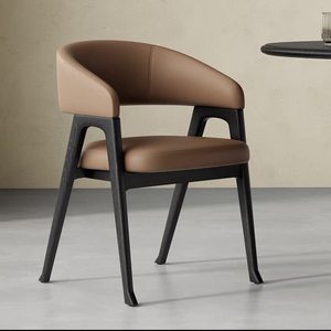 Sedia <span class=keywords><strong>in</strong></span> <span class=keywords><strong>Legno</strong></span> Bianco Crema BST Stile Retrò, Lussuosa Sedia da Pranzo di Design per Casa, Semplice ed Elegante - Product Image 4