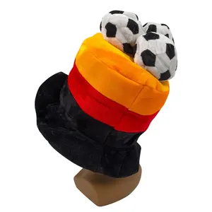 عالية الجودة لكرة القدم قبّعة مشجّعي كرة القدم مخصص المطبوعة يهتف مؤيد قبعة