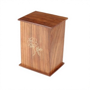 โกศเผาไม้สำหรับผู้ใหญ่ทำจากไม้กุหลาบ - Product Image 1