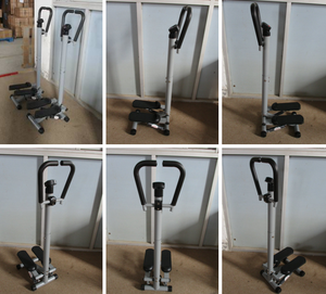 Steppeur de fitness compact avec haltères et poignée, idéal pour l'exercice aérobie en salle de sport - Meilleure vente - Product Image 6