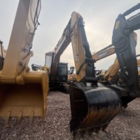 Excavatrice sur chenilles SANY SY215C d'occasion haute performance, 21 tonnes, machine de terrassement SANY SY215 d'occasion avec moteur Isuzu d'origine