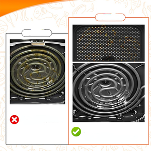 Accesorios para freidora de aire resistentes a altas temperaturas, Protector contra salpicaduras de aceite de silicona de grado alimenticio, protector contra salpicaduras para freidora de aire - Product Image 3