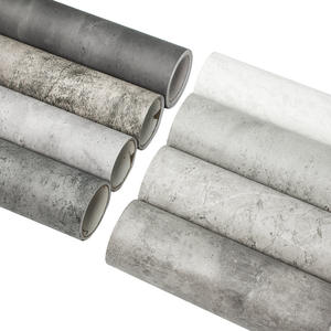 Papier peint en béton imperméable <span class=keywords><strong>gris</strong></span> 3D à l'aspect ciment Papier de contact <span class=keywords><strong>gris</strong></span> brumeux pour le style industriel rétro pour l'hôpital - Product Image 3