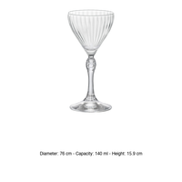 Verre Nick & Nora America'20 14 cl H 15,9 cm Ø 7,6 cm Bormioli Rocco