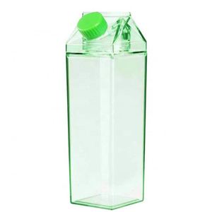 Gobelets en plastique transparents vierges pour boissons, bouteilles d'eau en acrylique, cartons de lait, marque privée - Product Image 1