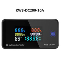 #70016 KWS-DC200 10A Voltmètre & Ampèremètre Compteur d'énergie AC 50-300V Wattmètre Reset Function 0-10A Sensor Modules Kit Product