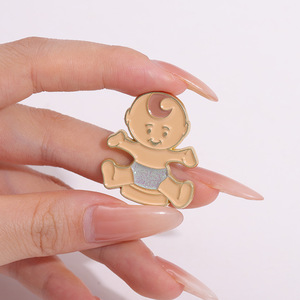 <span class=keywords><strong>Coco</strong></span> Melon animado canción infantil esmalte broche Metal artesanía joyería para ropa y accesorios para niños - Product Image 4