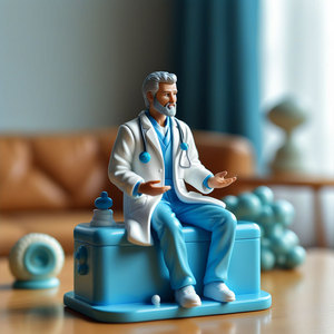 Custom Doctor Toy <b>Figure</b> Plastic <b>Action</b> <b>Figure</b> Medical Theme Collectible Statue For Kids Ages 7-12 Unisex - Product Image 3