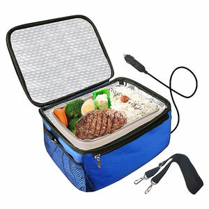Food Warmer Electric Lunch Box with Wall Plug Heated Lunch Box for Cooking and Reheating Meals in Office Travel