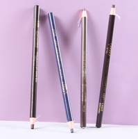 Crayon à sourcils de haute qualité, formule dure, crayon à sourcils à ligne tirée, crayon à sourcils imperméable, crayon à sourcils, 6 couleurs, papier, 3g, 175mm