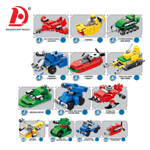 Robot transformable 13 en 1, ensemble de blocs de construction 2286203, 644 pièces, briques de véhicule transformable en alphabet, <span class=keywords><strong>jouet</strong></span> éducatif STEM pour enfants - Product Image 4