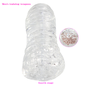 Avec boîte d'emballage de <span class=keywords><strong>dessin</strong></span> <span class=keywords><strong>animé</strong></span> Transparent Safety Silicone Adult Wellness Masturbateur Cup for Men - Product Image 4