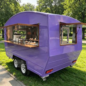 Hot Dog Vending Cart Multifunction Food <b>Trailer</b> Business Food Cart Mobile Food Cart <b>Trailer</b> Customized Size Street Food Truck - Product Image 5