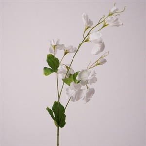 Fiori Artificiali di Pisello <span class=keywords><strong>Blu</strong></span>, <span class=keywords><strong>Viola</strong></span> e Bianco a Effetto Realistico per Decorazioni di Matrimoni, Case e Hotel - Product Image 6