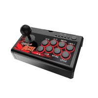 Nuevo Joystick de Calle TNS-19059, Controlador con Cable para Lite y PC, Material ABS Negro con Soporte para Android