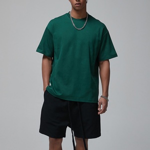 Custom Logo Oversized Heavyweight Quick Dry <b>T</b>-<b>Shirt</b> 100% Cotton DTG Personalized Print Comfort Fit Streetwear Style For <b>Men</b> - Product Image 4